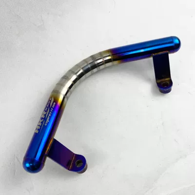 Motorcycle tail Burned Titanium Strong War Four