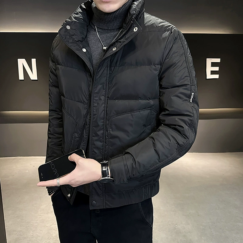 3285 черный 2024 новый мужской пуховик зимой