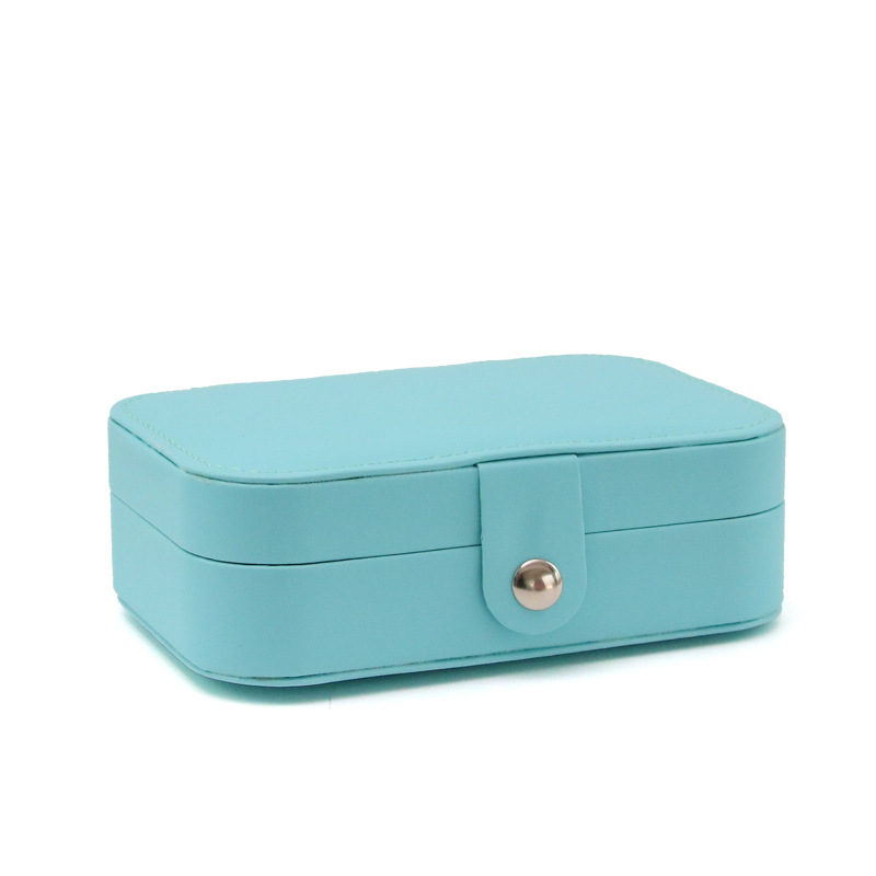 Simple Style Solid Color Pu Leather Jewelry Boxes display picture 6