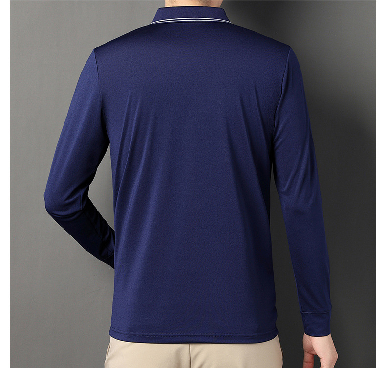 Herren Polohemd Mit Halbem Reißverschluss, Minimalistisch_voghion.com