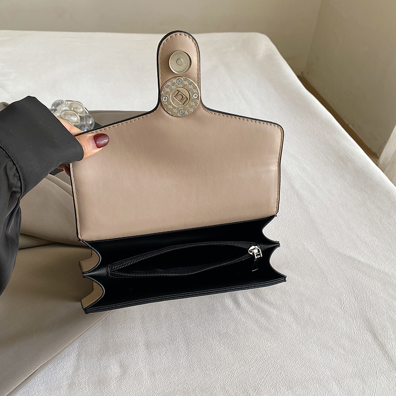 Bags crocodile pattern small square bag ladies shoulder crossbody chain bag_voghion.com