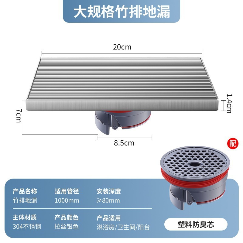 不锈钢地漏卫生间洗衣机阳台防臭器浴室厕所下水道地漏防堵防水器|undefined