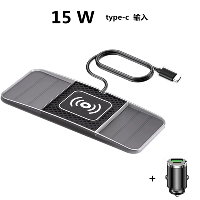 with Anti-Slip Pad Charging Board, In-Car: Mobil şarj cihazları - dual-slot-tc-cable-length-1m-fast-charging