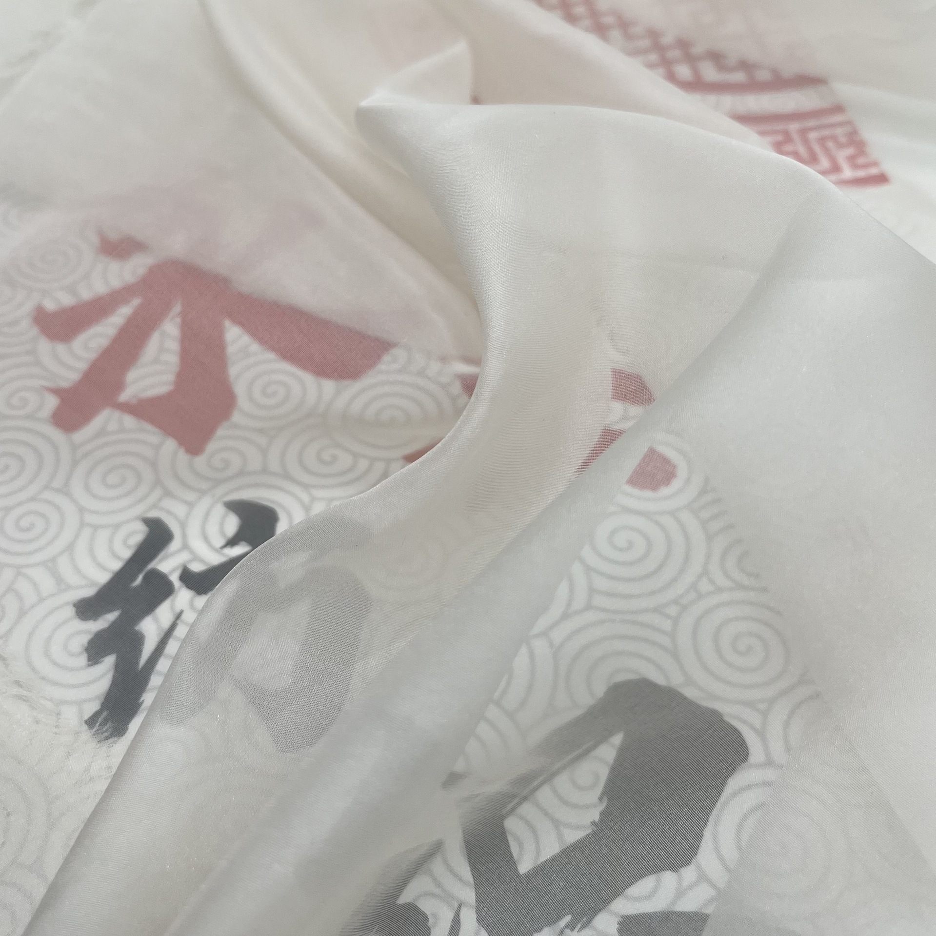 Wholesale discount Yulan silk, organza embroidered ancient costume organza 10D sheer fabric high-density lightweight wedding bridal gown