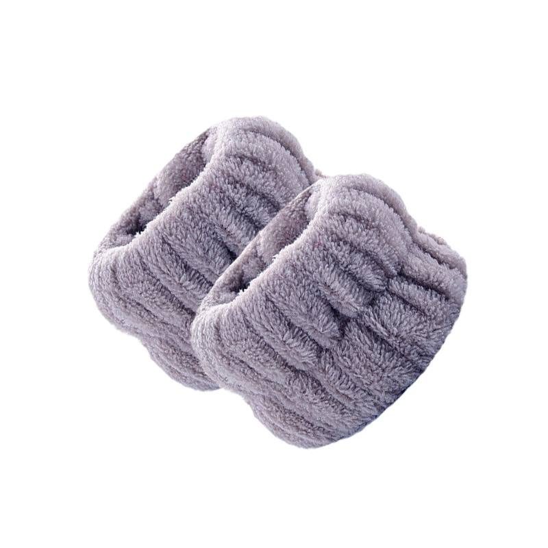 Amazon moda mujer agua ondulación terciopelo SPA diadema mullido pelo banda lavado de cara maquillaje diadema