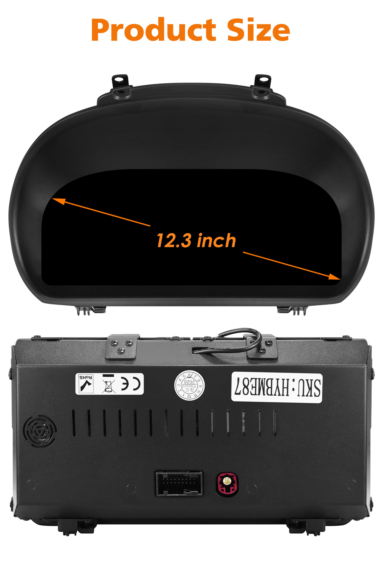 Suitable for BMW 1 Series E81 E82 E87 E88 2004-2011, modified to a high-definition large-screen full LCD instrument panel
