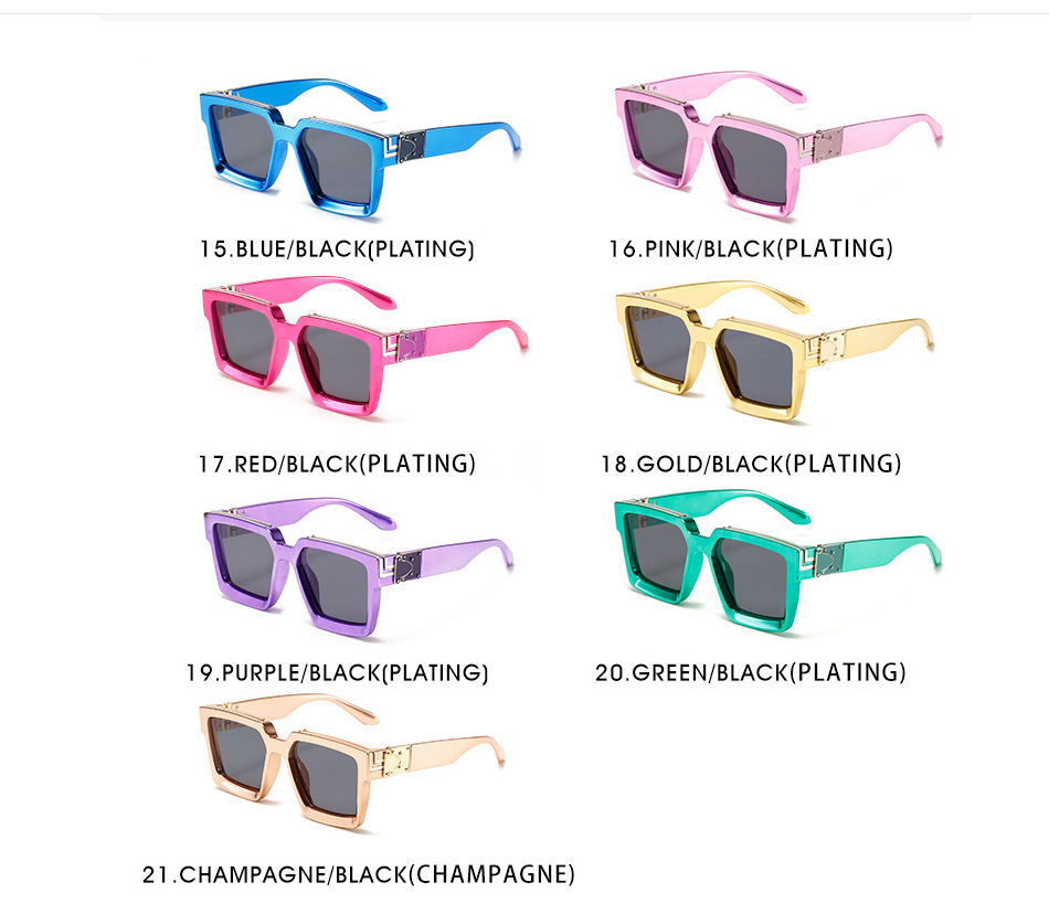 Fashion Geometric Uv400 Men's Sunglasses display picture 3