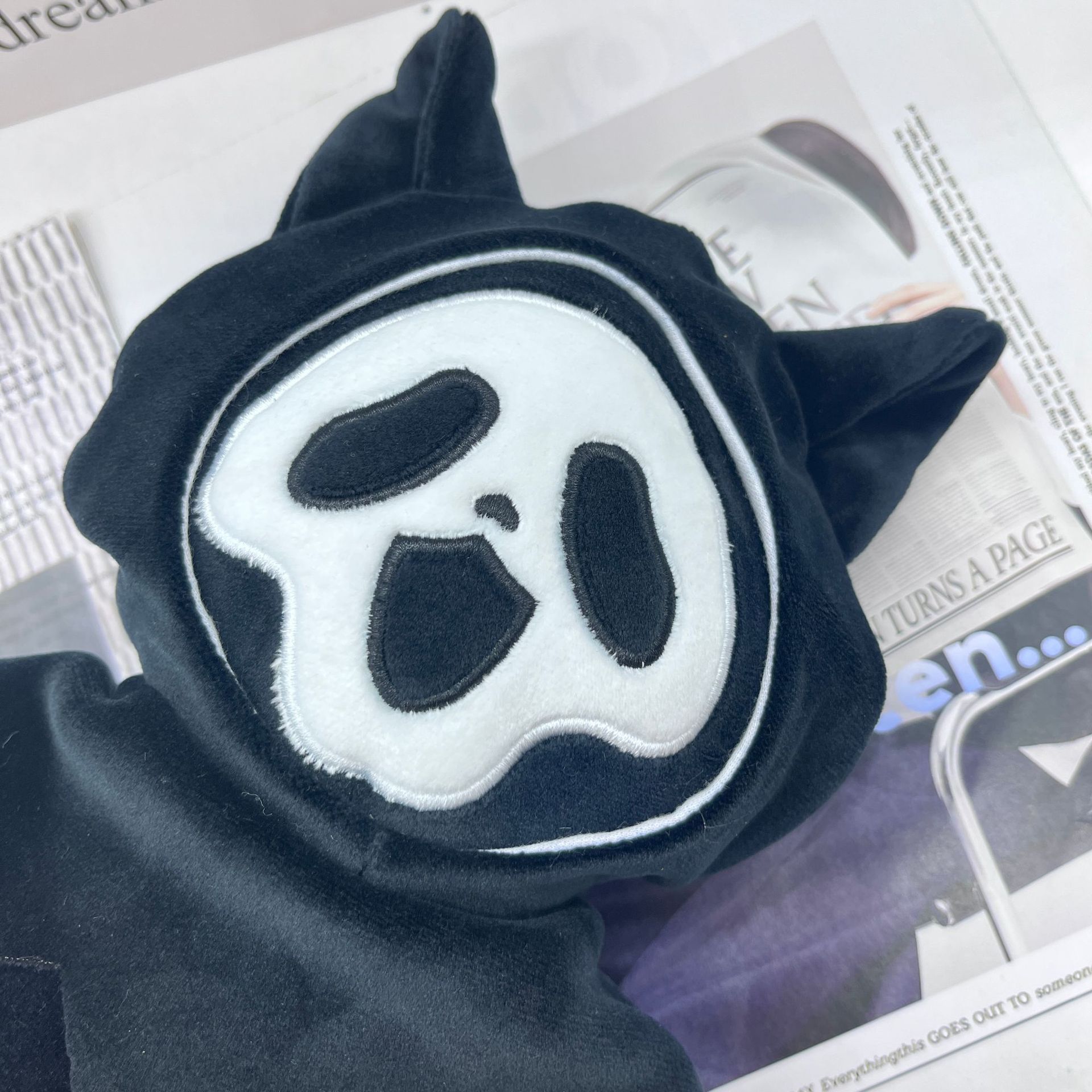 Nuovo prodotto transfrontaliero ghostface peluche death ghostcat QC inferno ghostface peluche bambola_voghion.com