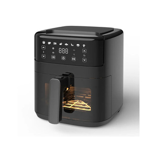 Stainless Steel Kitchen Air Fryer Time and Temperature Adjustable Touch Screen Healthy Oil-Free Export Export