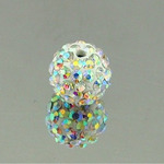 Полный алмазов 4 6 8 12 10mm отверстия Половина -дыра AB цвет ароматный бала шарик Разбросанные бусы алмазный бал завод прямой мяч дыра