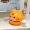Orange Cat Wood Fish