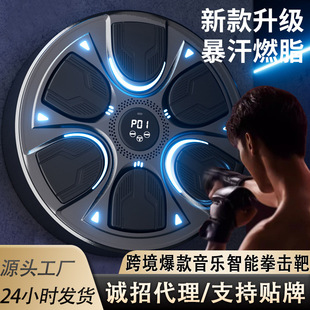 Intelligent Music Boxing Target, Adult Boxing Device, Children's Training Equipment, Home Fighting Wall Target, Intelligent Training Gloves