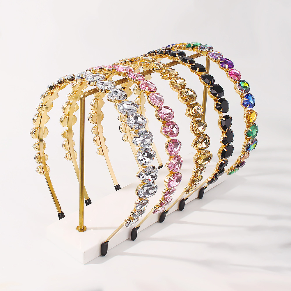 Fashion Baroque Water Droplets  Simple  Headband display picture 15