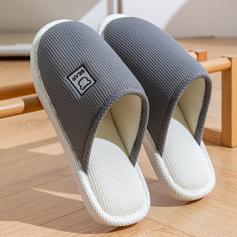 체크무늬 베어 그레이 [클리어런스]