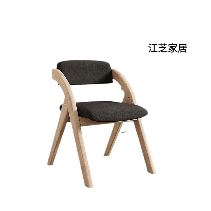 折叠椅木椅靠背椅实木餐椅家用办公椅凳子可折叠椅子耐用多功能|undefined