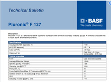 德国巴斯夫 泊洛沙姆 pluronic F127