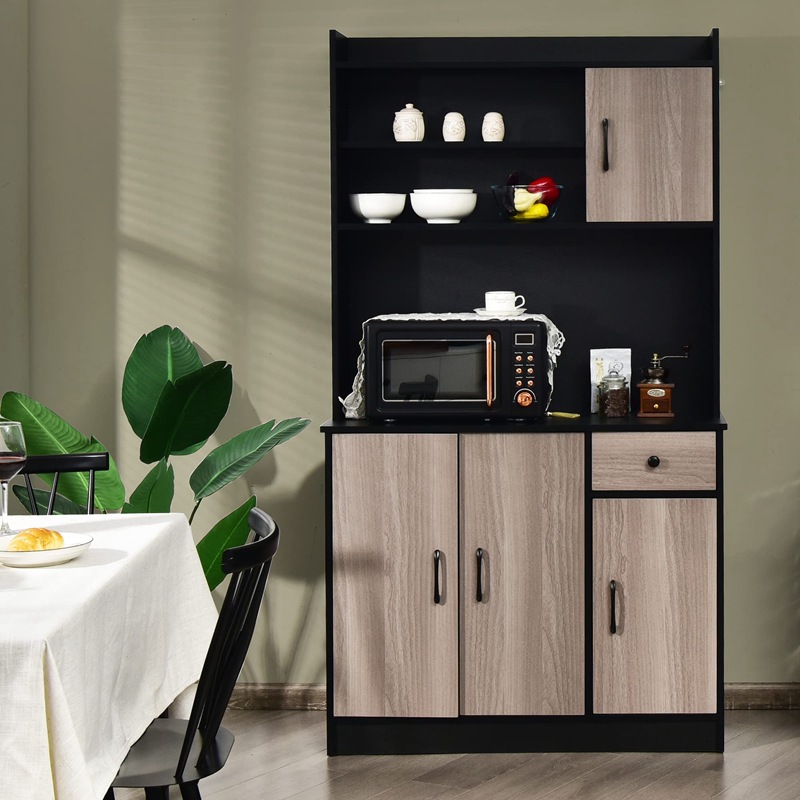 Aparador gabinete simple moderno multi-funcional armario cocina comedor de almacenamiento gabinete de té gabinete de almacenamiento del hogar