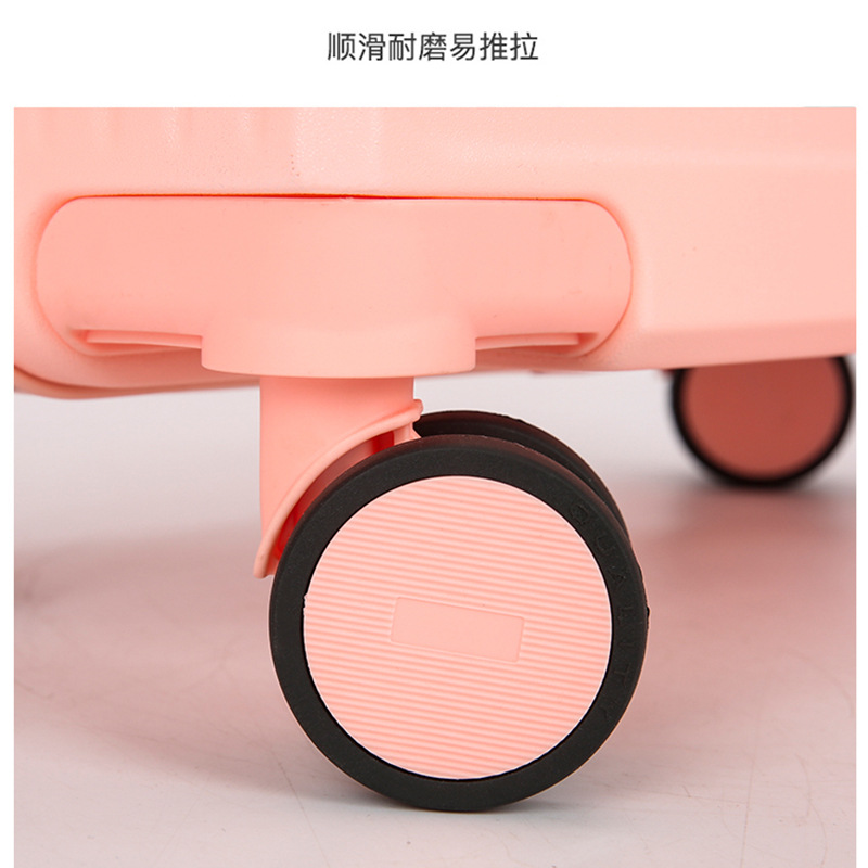 24 años de nuevo modelo de maleta de niños dibujos animados, caja de tracción de ruedas universales, caja de embarque de almacenamiento de gran capacidad en stock