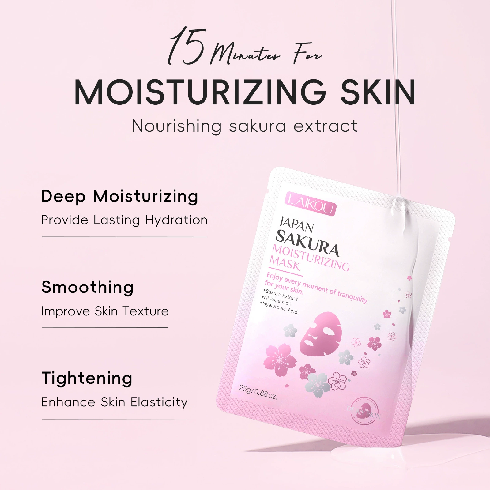 Moisturizing nutritious face mask, 25g, English