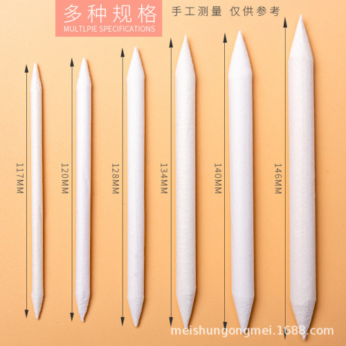 Paper and pencil set: 3-piece paper eraser for sketching, large and small 6-piece paper and pencil set, writing and drawing tools, Xuan paper for sketching and painting, smudging pencils