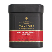 泰勒英式早餐红茶 125g铁罐装进口散茶 聚会送礼办公休闲茶下午茶