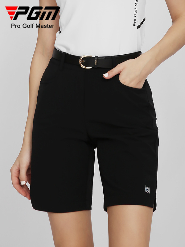 Pgm Golf Pants Women's Summer Shorts High-Waisted Straight Sports Pants Slit Pants Versatile Pgm Golf Pants Women's Summer Shorts High-Waisted Straight Sports Pants Slit Pants Versatile