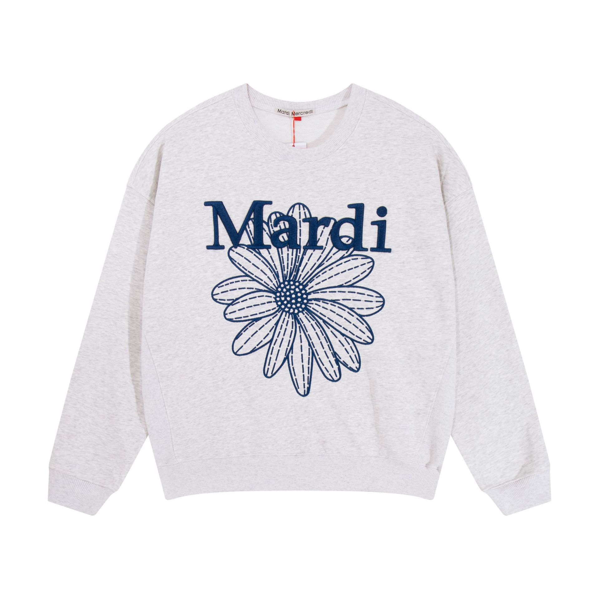 Embroidered oatmeal/navy blue / One size fits all