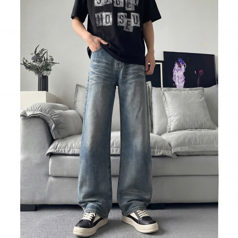[the Most Popular Item on the Entire Internet + High Quality and Low Return Rate] New Cleanfit Men's Jeans in American Style