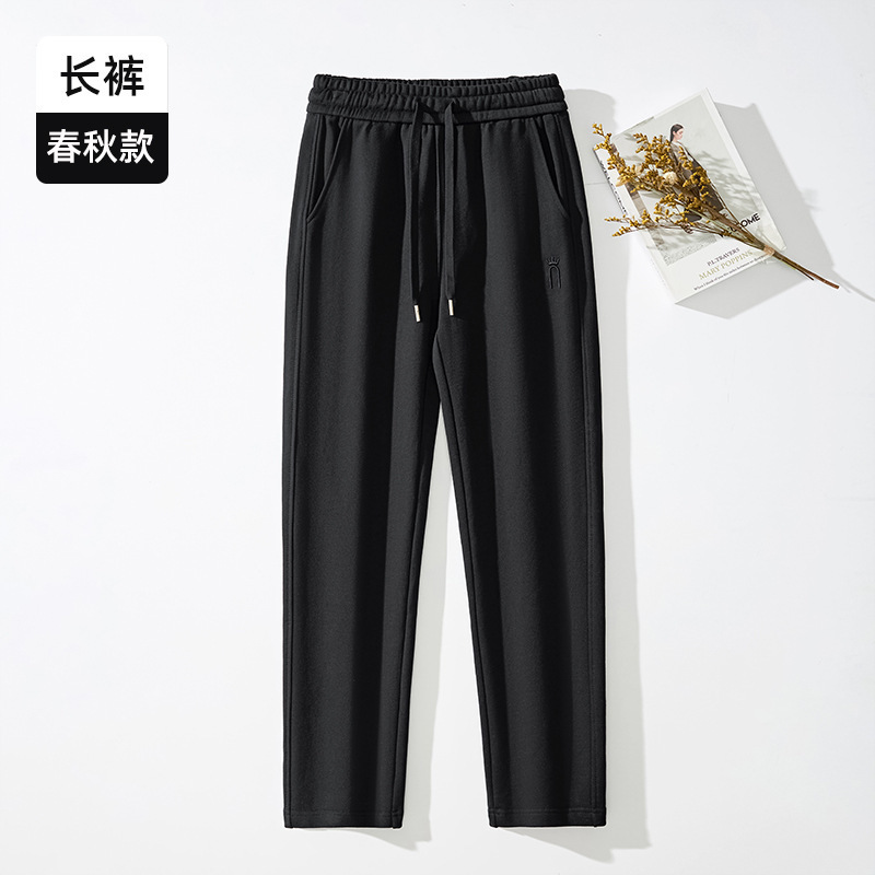 1688裤子批发白色新款休闲裤2025纯棉裤子女生高腰宽松大码裤子|undefined