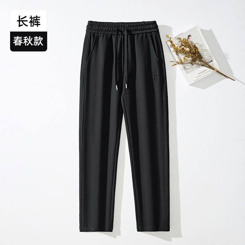 K203302 봄가을 스트레이트 블랙 팬츠 88자수