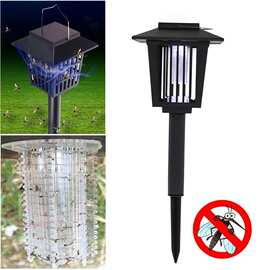 太阳能户外庭院防雨灭蚊灯 LED太阳能方形灭蚊灯两档