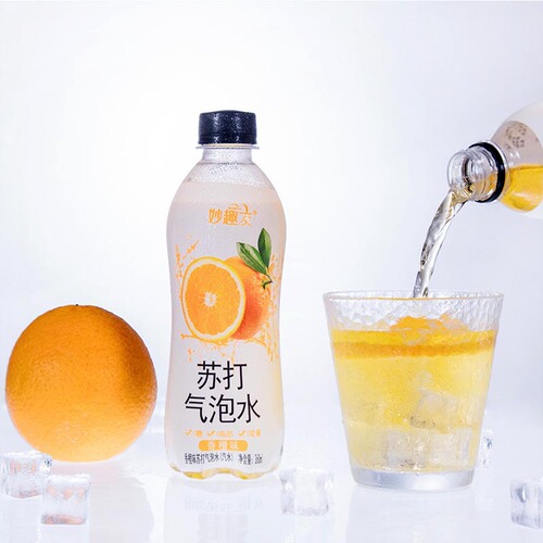 6 bottles of sparkling water, whole box, 0 fat, 0 calories, 0 sugar drink, white peach, orange, small lime soda drink, dropshipping