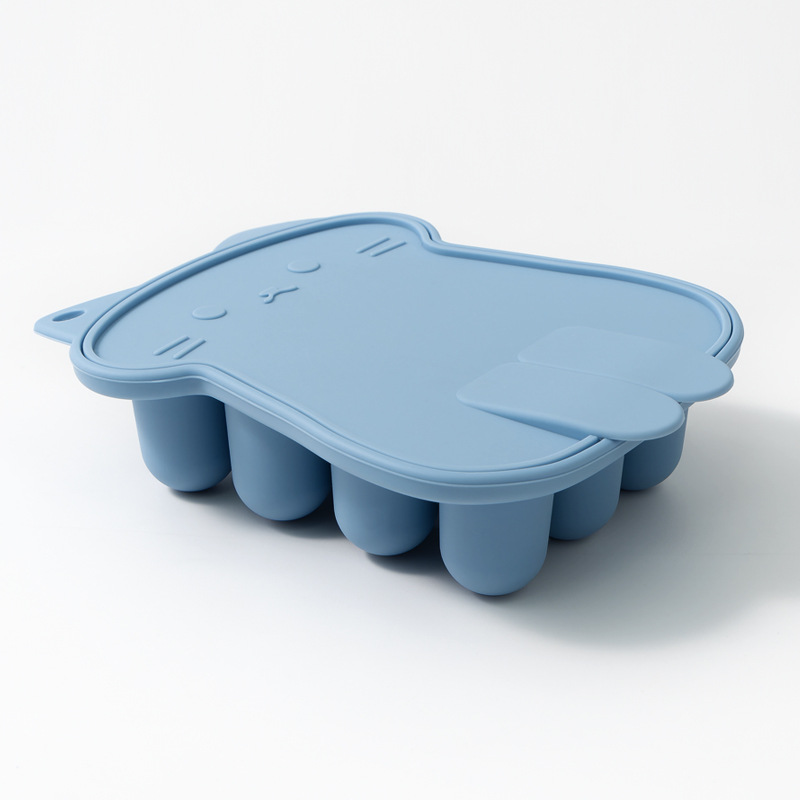 파란색 식품 보충 상자