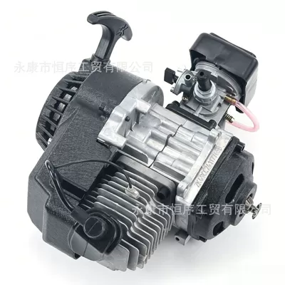 Mini Motorcycle Accessories 49Cc Small Sports Car Small Off-Road Motorcycle Hand-Pull Start Two-Stroke Gasoline Engine (Motorcycle engine and accessories) - 49cc-hand-pull-engine
