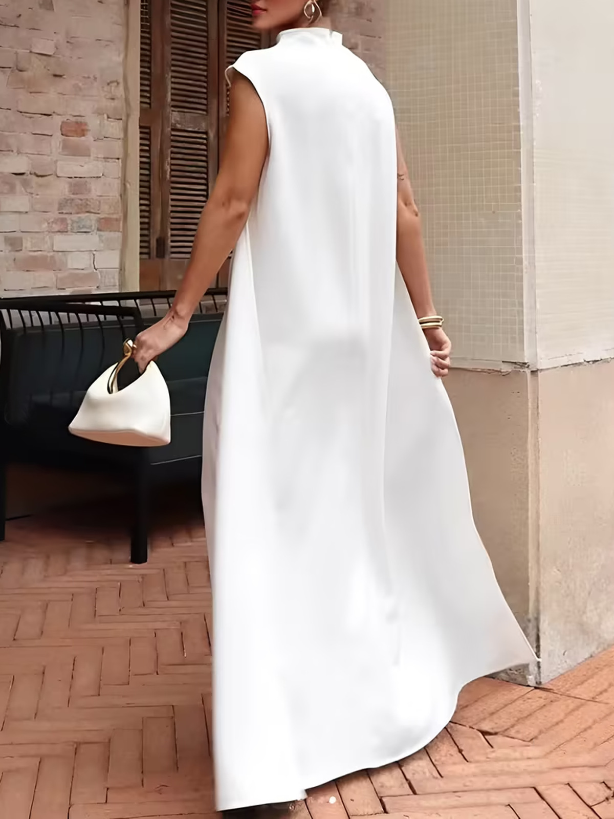 Women's Clothing Women's Sleeveless Long Jumpsuit Style Fashionable Temperament Suit Wide Leg Pants For Formal & Casual For Women_ecoleips.com