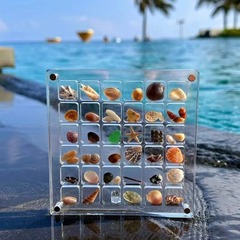 赤い本の爆発金ネット赤磁気吸引収納箱ネイルアクリルドリル箱アクセサリー高透爪アクセサリー装飾箱