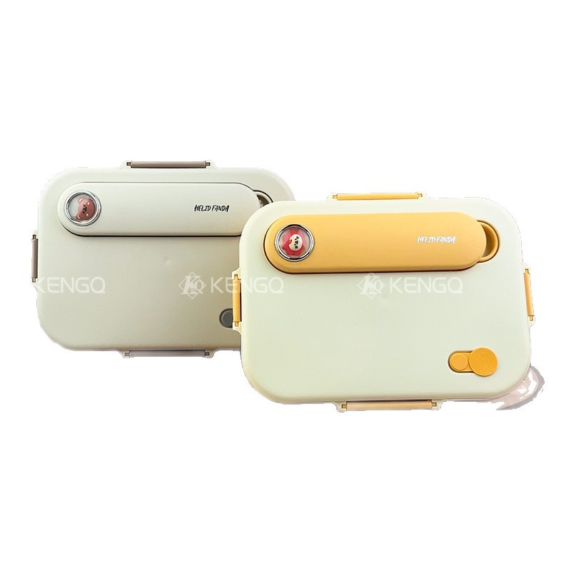 Caja de almuerzo de calentamiento de microondas 316L de acero inoxidable para trabajadores de oficina Caja de almuerzo especial para estudiantes de primaria y mediación Caja de almuerzo para niños