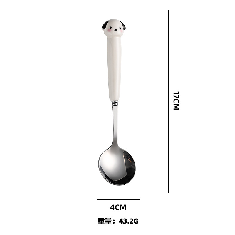 뚱뚱한 개 숟가락