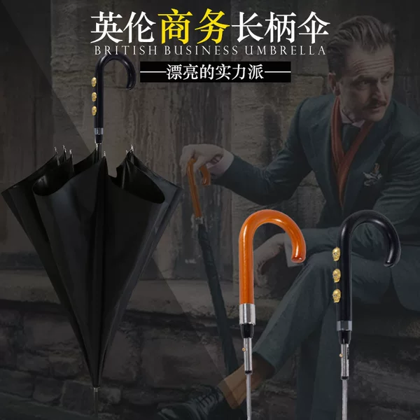 Autumn Night Garden AZAHAR White Crystal Ruby Umbrella Long Handle Crystal Sunscreen Umbrella Creative Unsharpened Umbrella with Sword for Self-Defense