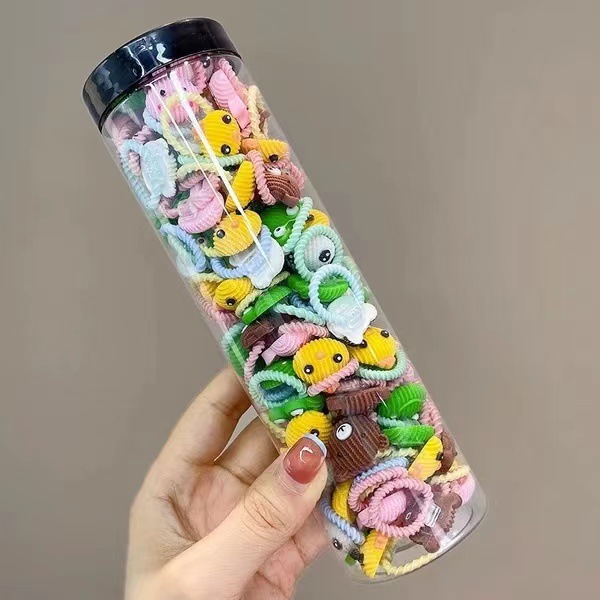 La banda de goma de los niños no daña el pelo, buena elasticidad, banda de goma de la muchacha, cuerda del pelo del bebé, pelo tamaño pequeño del lazo, anillo del pelo, accesorios del pelo