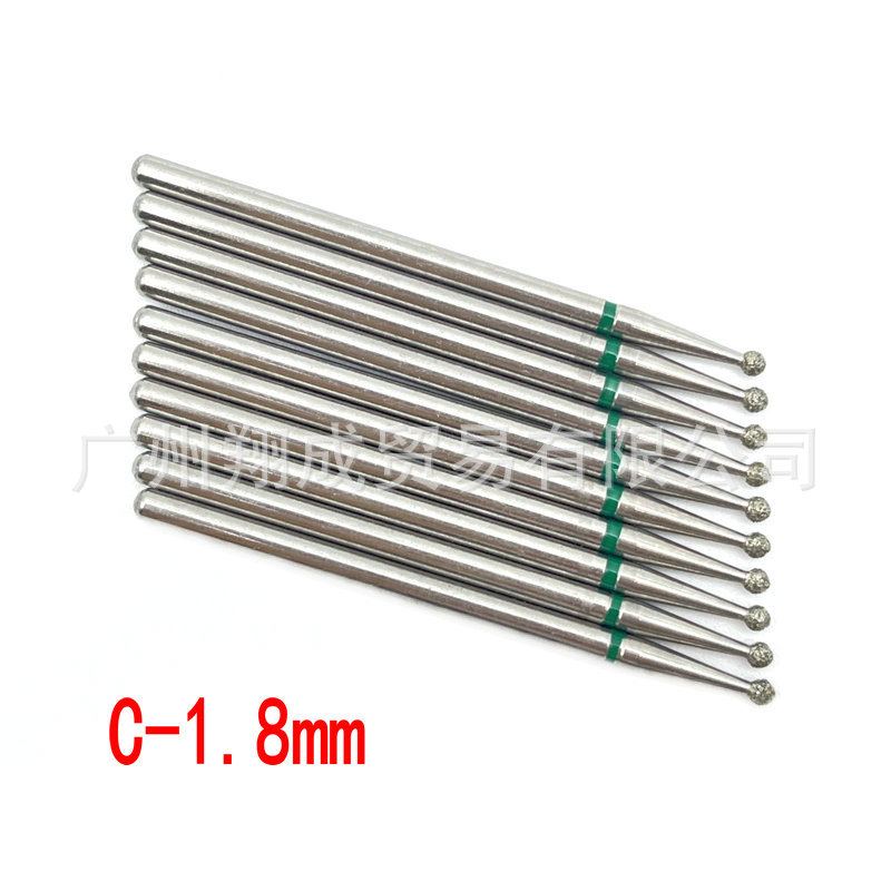 10 unids Amazon Venta caliente nail art carborundum pulido traje uñas descarga taladro piel muerta eliminación diamante Taladro