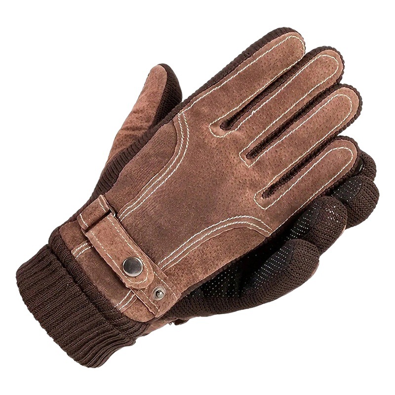 1 unidades de los hombres y las mujeres mismo cinturón hebilla Cachemira y2g viento guantes adecuados para el otoño invierno al aire libre diario desgaste caliente