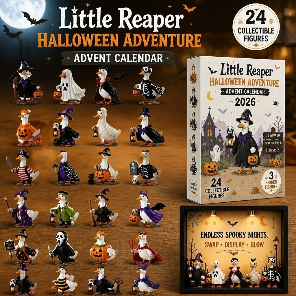 2026-yilgi Xellouin Advent taqvimi - Little Grim Reaper Duckning kelish taqvimi Blind Box S