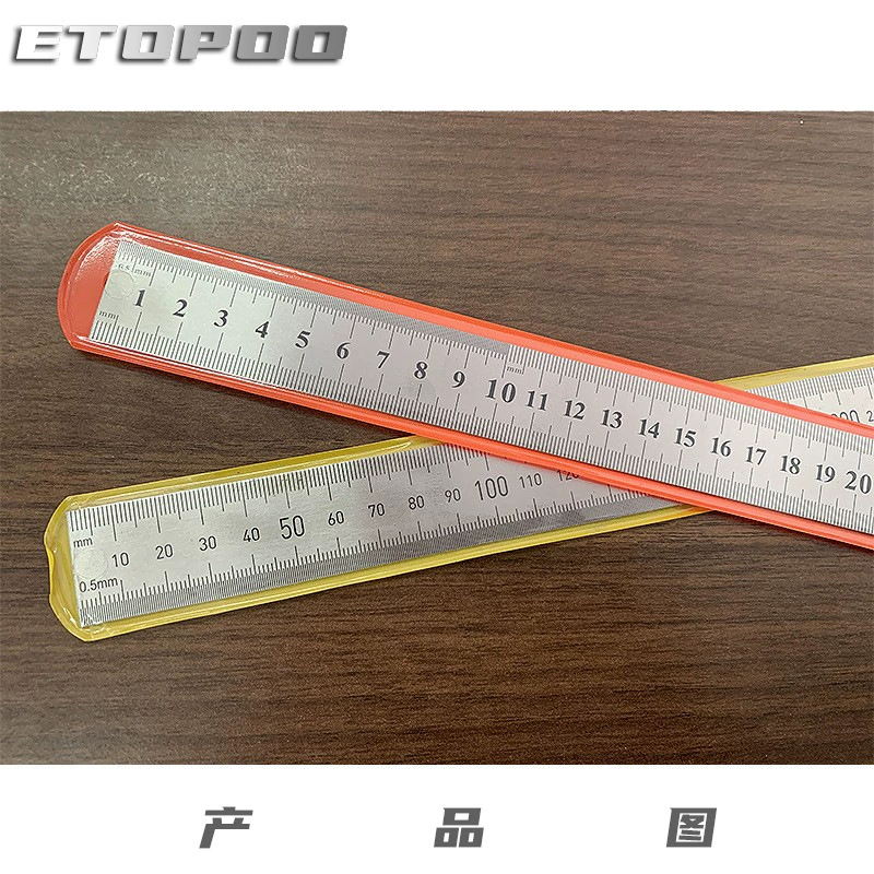 ETOPOO 30 см стальная линейка 30 см стальная линейка 30 см стальная линейка Двусторонняя шкала стальная линейка метрический дюйм