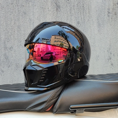 Motosiklet dəbilqələri – All Year Round - m-bright-black-phantom-red