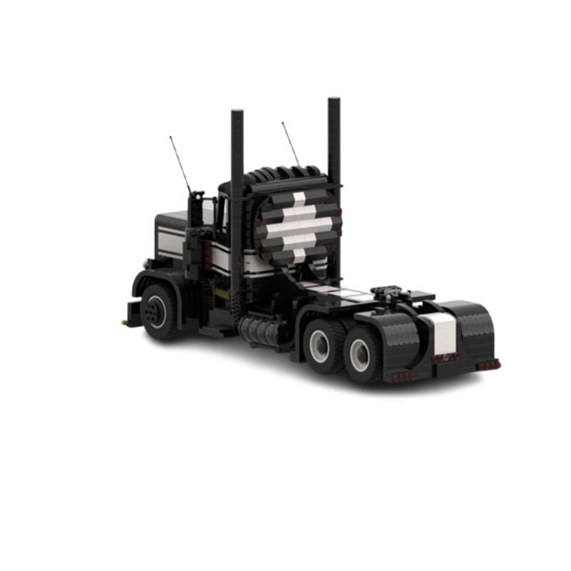 Building Block Toy Trailer Transport Educational Assembly Set_voghion.com