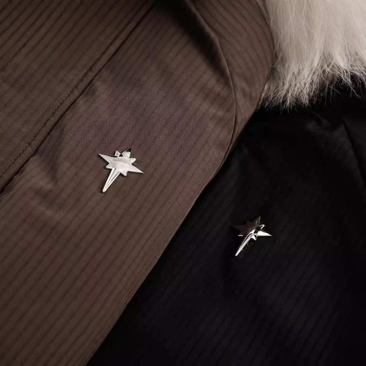 Men's Clothing Winter New Product Real Shot High Quality Fur Collar Short Style Hooded Cotton Jacket_voghion.com