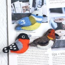 ins风可爱羊毛毡胸针卡通小鸟玩偶别针服装配饰儿童亲子礼品