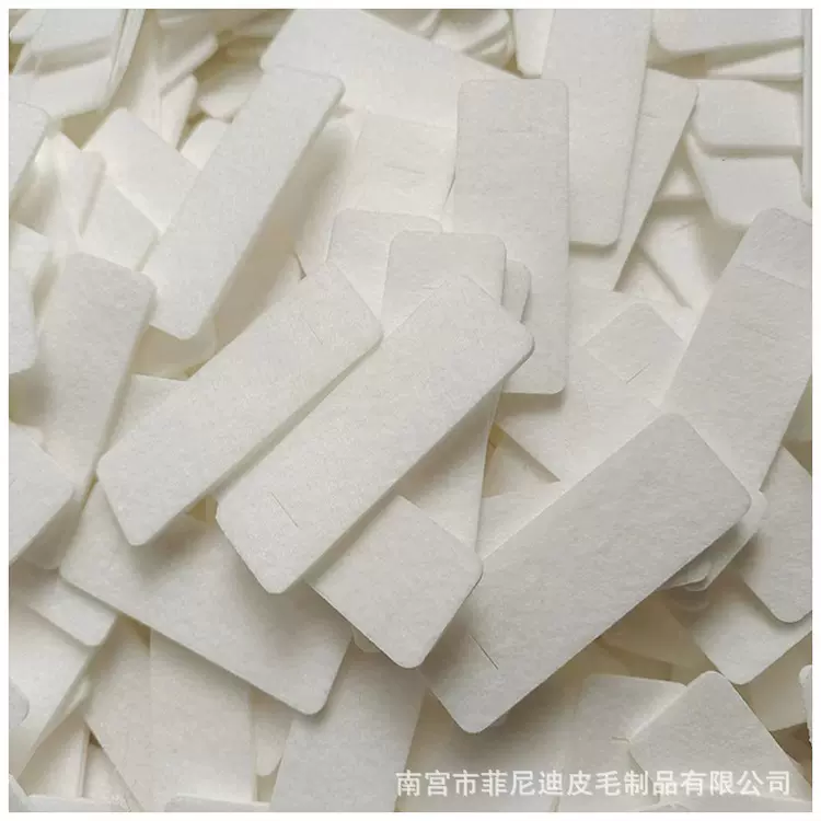 水滴夹椭圆方形bb夹不织布垫片无纺布底片diy手工发夹配件垫片