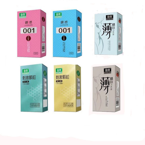Youmei Jinliya series Youmei thin 10-piece set glossy long strip contraceptive suite interesting adult products